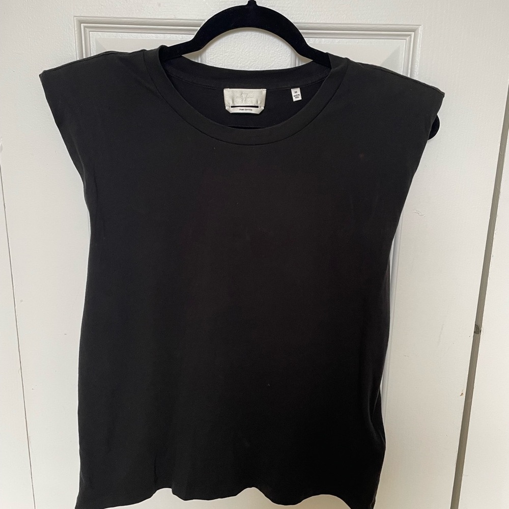 7 For All Mankind Black Tank